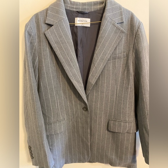 Babaton grey blazer. Size medium - Picture 1 of 9
